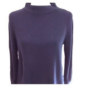 Ann Taylor Mod Style Navy Sweater